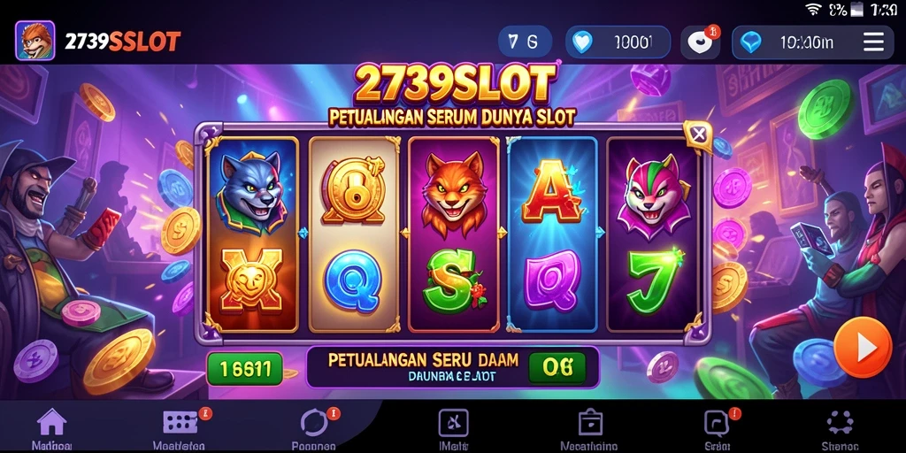 Tampilan gameplay menarik di dalam dunia petualangan 2739SLOT.