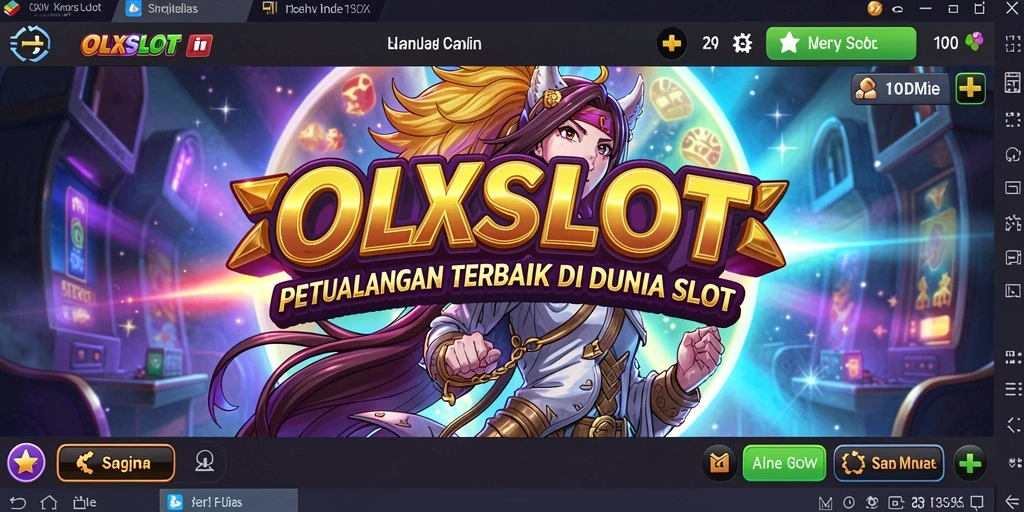 Tampilan gameplay menarik dari OLXSLOT dengan karakter Anime.