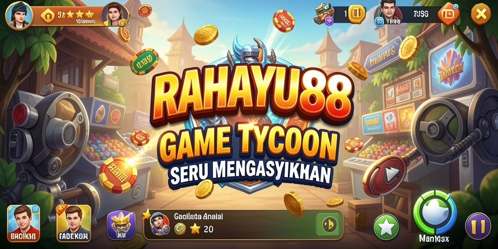 Screenshot RAHAYU88 menampilkan gameplay manajemen bisnis yang menarik.