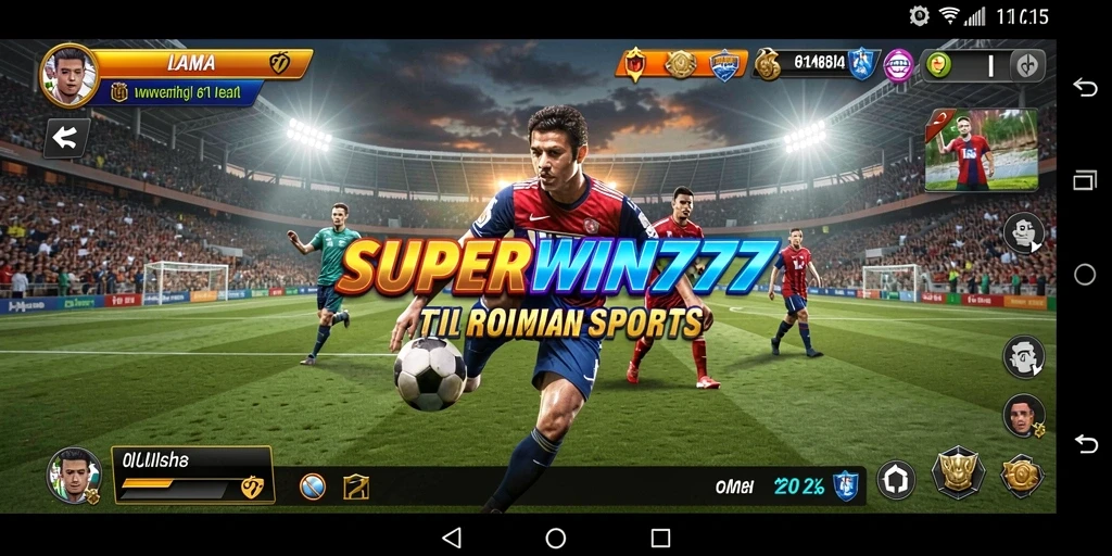 Tampilan gameplay yang seru dan penuh aksi dari SUPERWIN777.